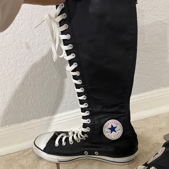 Converse leather knee high shoes - Picture 2 of 7